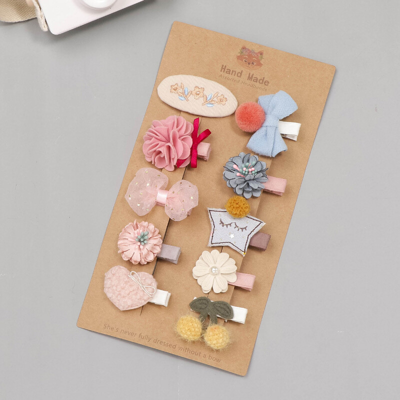 1 БР. Бебе момиче Аксесоар за коса за бебета Новородено Kawaii дантелена щипка Шапки Принцеса Сладък подарък за фиби Прекрасни малки деца