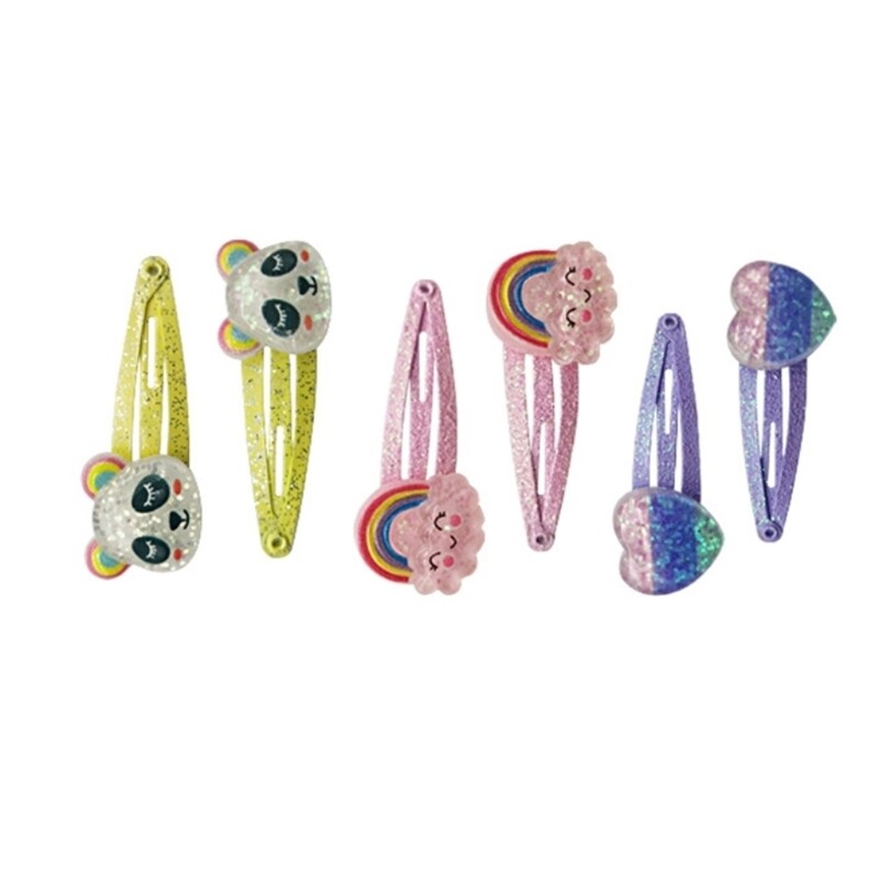 Щипка за коса Щипка за момичета от 2000-те години, Щипка за глава Сърце, ръчно изработени дамски бижута за коса Проста фиба за оформяне на косата