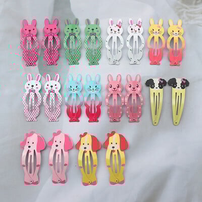 20 komada slatkih crtanih životinja, voća, kopča za kosu za djevojčice, dodaci za kosu, slatki dugin leptir, ukosnice, dječje kopče za kosu