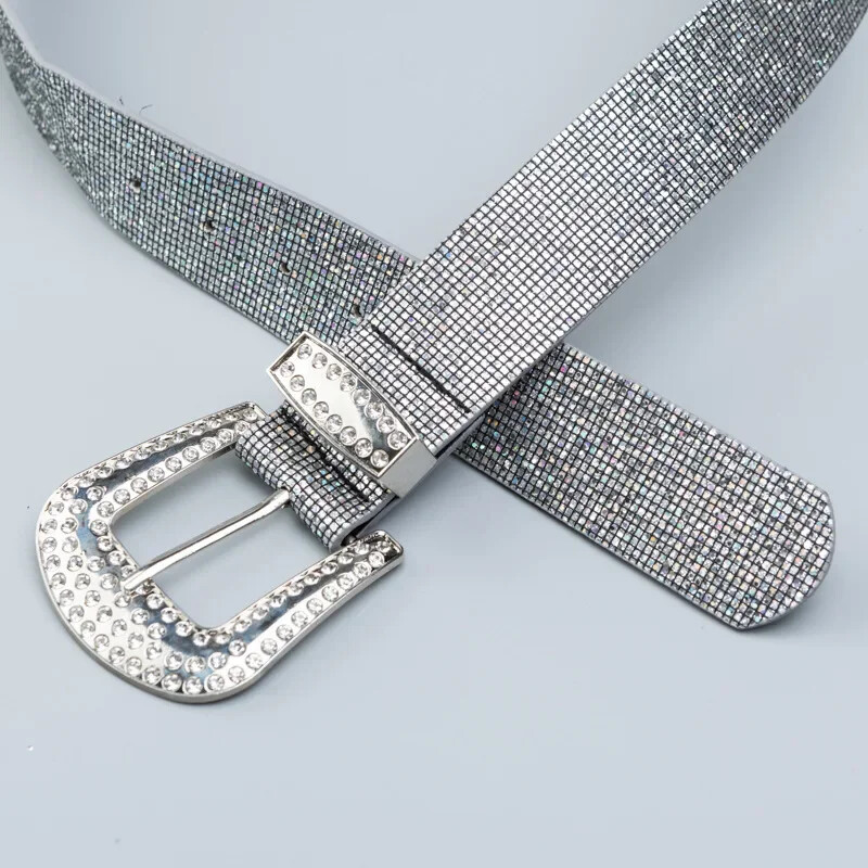 Modes josta sievietēm ar pilnu virsmu Krāsainas flitera jostas Augstas kvalitātes jostas Sieviešu daudzpusīga josta