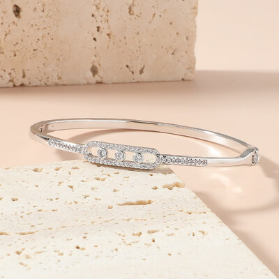 Beaut&Berry luksuzna 18k pozlaćena narukvica za žene i muškarce u stilu bakrene cirkonske narukvice u 2 boje za darove za žene i prijatelje