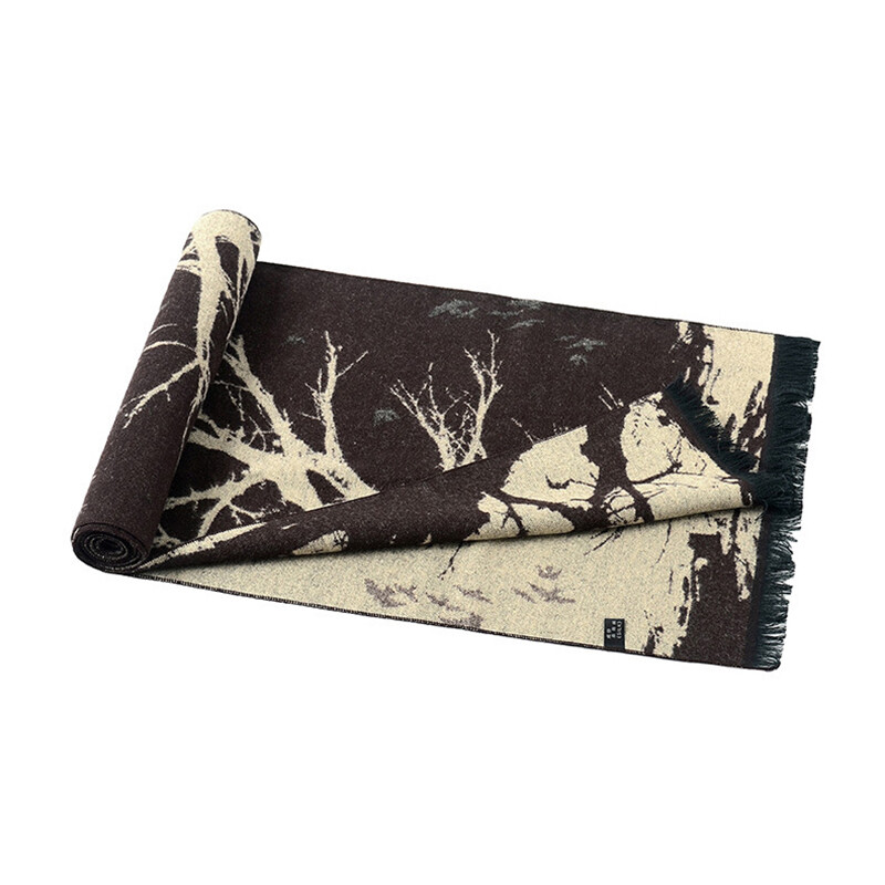 Splash Ink Šal na grani drveća Jesen i zima Muški dugi šal Jednostavan i velikodušan vrat Poslovno ležerno s resicama Topli šalovi