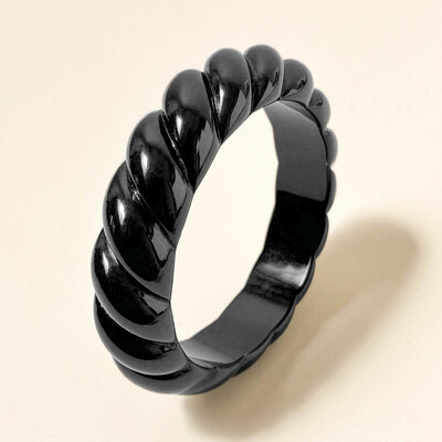 La modă la modă rășină rășină șurub brățări brățări pentru femei vintage farmec geometric albastru brățară de designer fete bijuterii femei