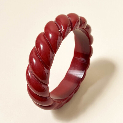 La modă la modă rășină rășină șurub brățări brățări pentru femei vintage farmec geometric albastru brățară de designer fete bijuterii femei