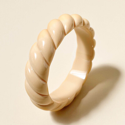 La modă la modă rășină rășină șurub brățări brățări pentru femei vintage farmec geometric albastru brățară de designer fete bijuterii femei