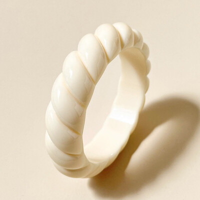 La modă la modă rășină rășină șurub brățări brățări pentru femei vintage farmec geometric albastru brățară de designer fete bijuterii femei