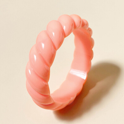 La modă la modă rășină rășină șurub brățări brățări pentru femei vintage farmec geometric albastru brățară de designer fete bijuterii femei