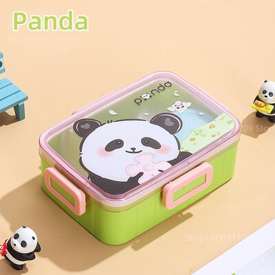 Slatka kutija za ručak za djecu Djevojčice Dječaci s odjeljcima Bento Kutija za ručak školarci Nepropusne dječje kutije za grickalice Kampiranje