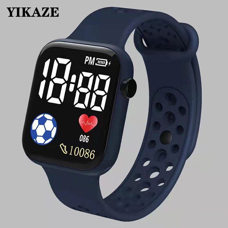 LED digitalni sat za djecu Dječaci Sportski vodootporni satovi Djevojčice Silikonski digitalni sat Ležerni dječji elektronički reloj