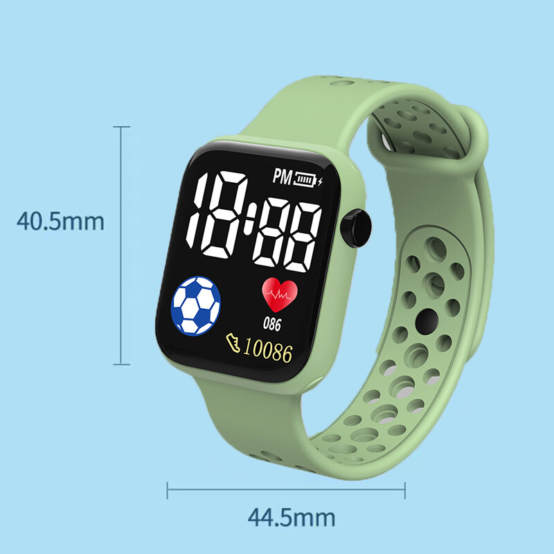 LED digitalni sat za djecu Dječaci Sportski vodootporni satovi Djevojčice Silikonski digitalni sat Ležerni dječji elektronički reloj