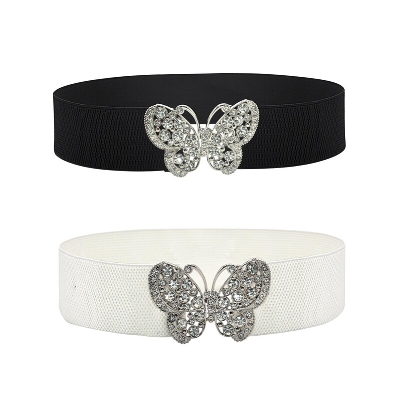 Široki elastični remen Ukrasni remen Elegantni cinch remen za haljine za žene dame
