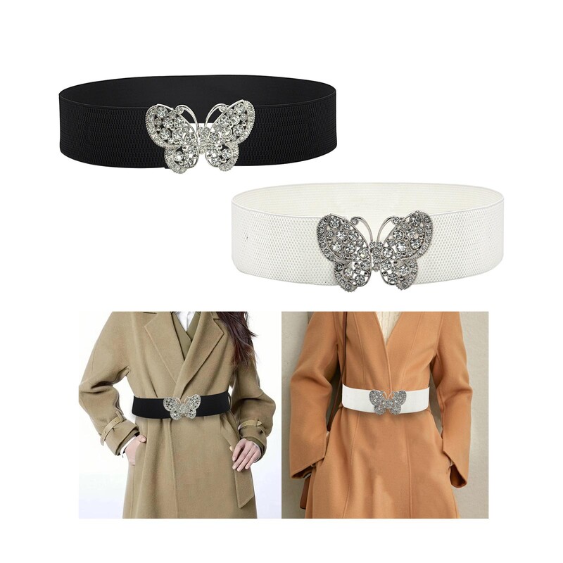 Široki elastični remen Ukrasni remen Elegantni cinch remen za haljine za žene dame