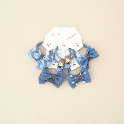 10 bucăți bricolaj benzile elastice cu flori cu fundă mare pentru copii, fete, legături de păr dulci, bentițe de modă, accesorii pentru păr, banda de cauciuc pentru copii