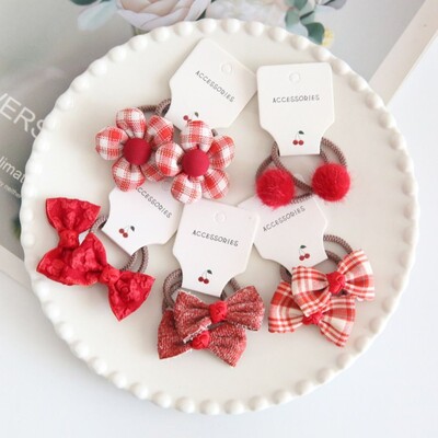 10 bucăți bricolaj benzile elastice cu flori cu fundă mare pentru copii, fete, legături de păr dulci, bentițe de modă, accesorii pentru păr, banda de cauciuc pentru copii