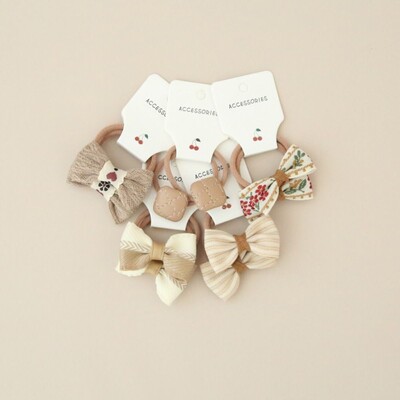 10 bucăți bricolaj benzile elastice cu flori cu fundă mare pentru copii, fete, legături de păr dulci, bentițe de modă, accesorii pentru păr, banda de cauciuc pentru copii