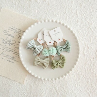 10 bucăți bricolaj benzile elastice cu flori cu fundă mare pentru copii, fete, legături de păr dulci, bentițe de modă, accesorii pentru păr, banda de cauciuc pentru copii