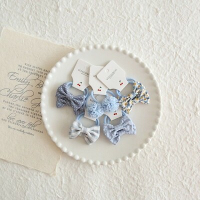 10 bucăți bricolaj benzile elastice cu flori cu fundă mare pentru copii, fete, legături de păr dulci, bentițe de modă, accesorii pentru păr, banda de cauciuc pentru copii