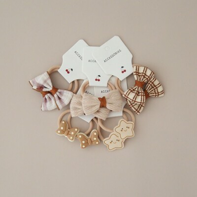 10 bucăți bricolaj benzile elastice cu flori cu fundă mare pentru copii, fete, legături de păr dulci, bentițe de modă, accesorii pentru păr, banda de cauciuc pentru copii