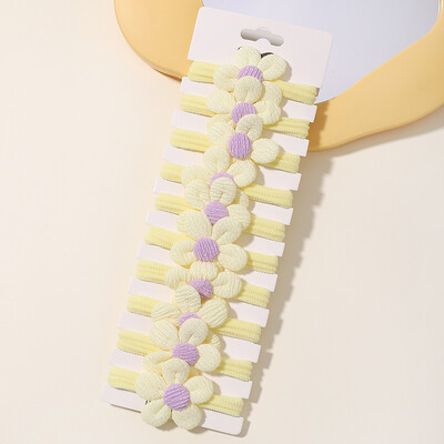 10kom Mekana mašna za kosu za djevojčice Uže Elastične gumice za kosu Dodaci za kosu za djecu Vezica za kosu Držač za rep