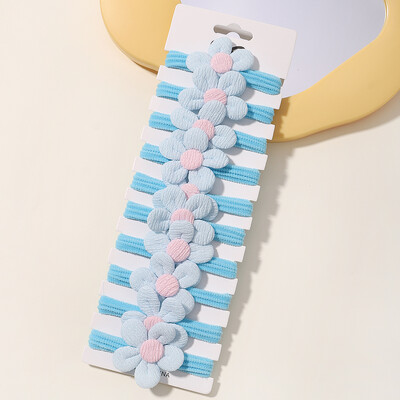 10kom Mekana mašna za kosu za djevojčice Uže Elastične gumice za kosu Dodaci za kosu za djecu Vezica za kosu Držač za rep