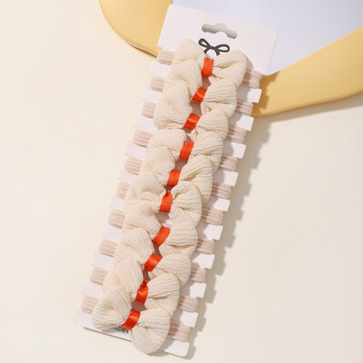 10kom Mekana mašna za kosu za djevojčice Uže Elastične gumice za kosu Dodaci za kosu za djecu Vezica za kosu Držač za rep