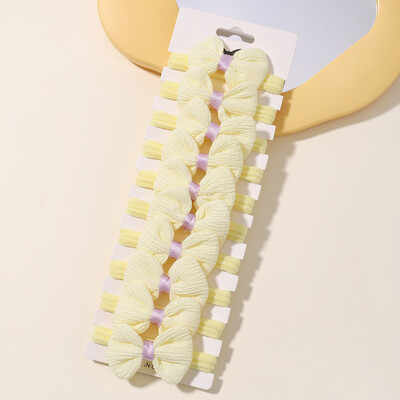 10kom Mekana mašna za kosu za djevojčice Uže Elastične gumice za kosu Dodaci za kosu za djecu Vezica za kosu Držač za rep