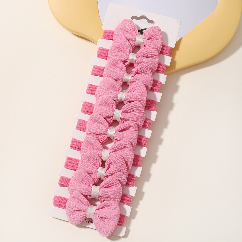 10kom Mekana mašna za kosu za djevojčice Uže Elastične gumice za kosu Dodaci za kosu za djecu Vezica za kosu Držač za rep