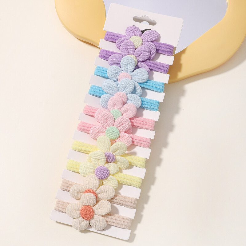 10kom Mekana mašna za kosu za djevojčice Uže Elastične gumice za kosu Dodaci za kosu za djecu Vezica za kosu Držač za rep