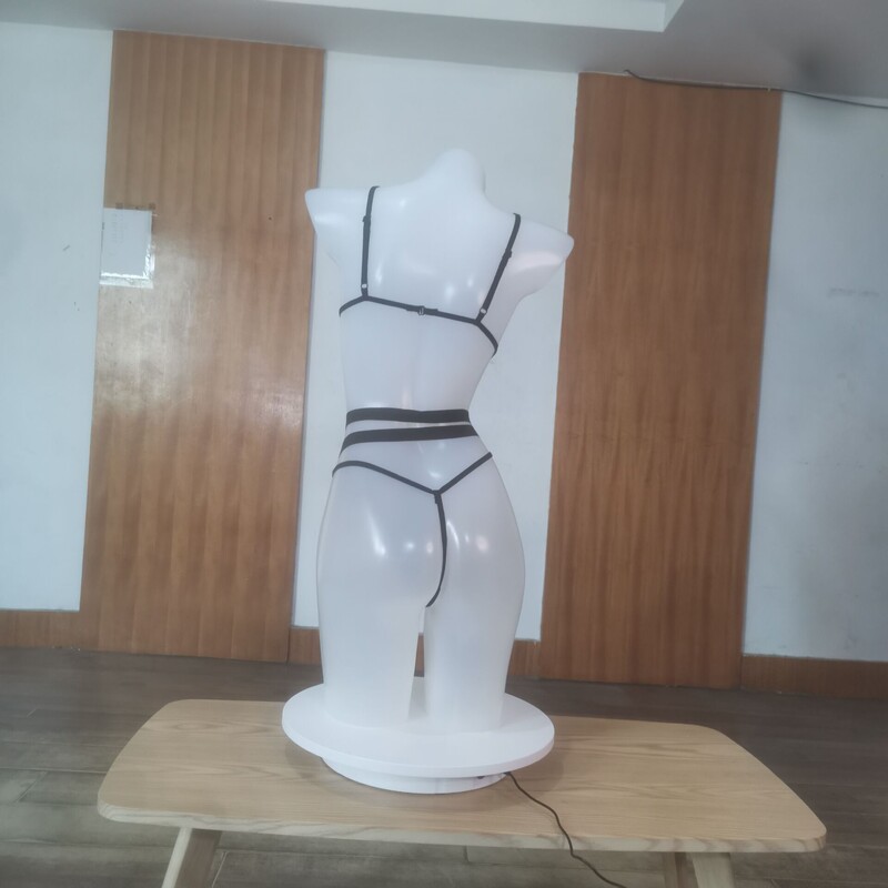 Sutien Sexy Fata Cruce Hollow Erotic Lenjerie Sexy Thong Bandage Bikini Set Femei Seturi de lenjerie mari dimensiuni