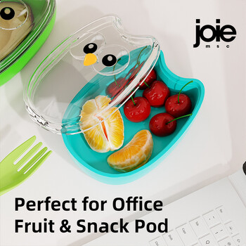 joie Hoot Fresh Pod Lunch Box Δημιουργικό καρτούν Κουκουβάγια Παιδιά Φοιτητής Bento Φρέσκα Λαχανικά Εργασία Φορητό με Καπάκι