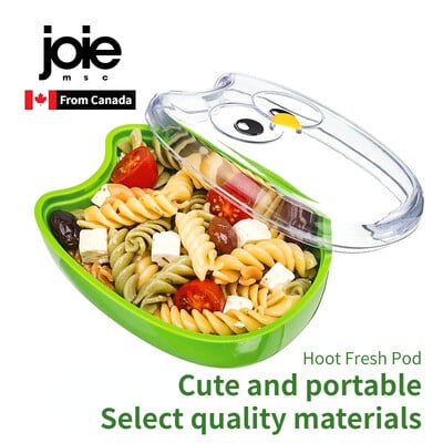 joie Hoot Fresh Pod Кутия за обяд Creative Cartoon Owl Children Student Bento Fresh-Keeping Vegetables Work Portable with Lid