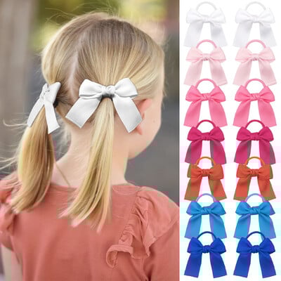 14 komada elastične trake za kosu za djevojčice, dječje gumice, kikice, rep, mašne za kosu, dječji dodaci za kosu