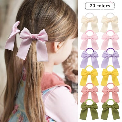 14 komada elastične trake za kosu za djevojčice, dječje gumice, kikice, rep, mašne za kosu, dječji dodaci za kosu