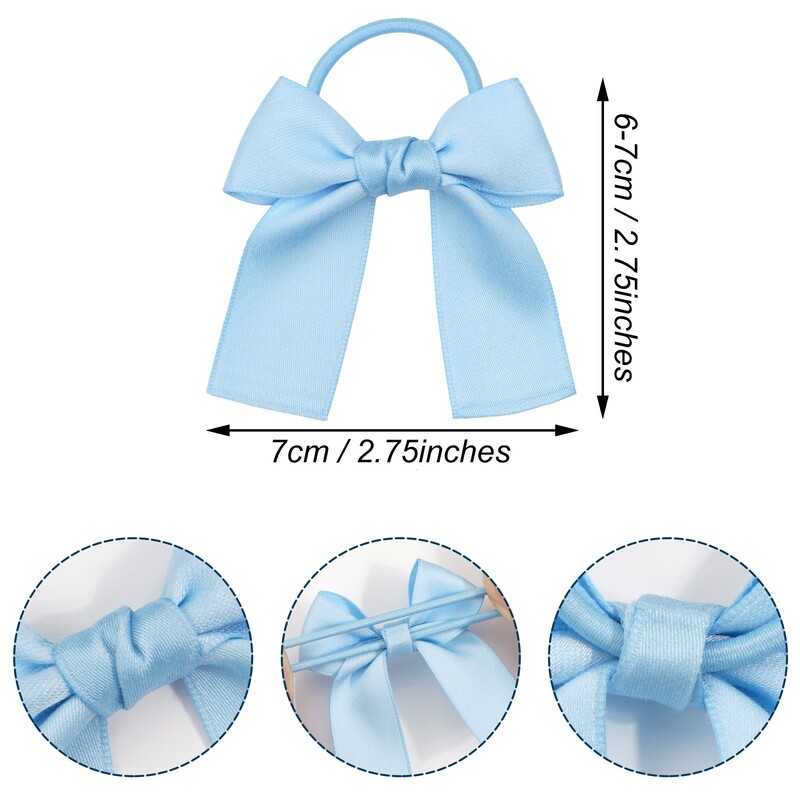 14 komada elastične trake za kosu za djevojčice, dječje gumice, kikice, rep, mašne za kosu, dječji dodaci za kosu