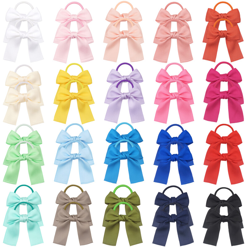 14 komada elastične trake za kosu za djevojčice, dječje gumice, kikice, rep, mašne za kosu, dječji dodaci za kosu