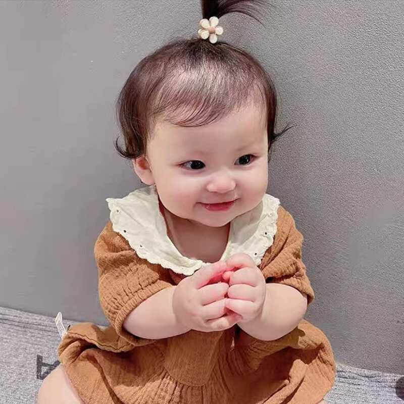 20Pcs/Lot Slatki crtani medvjed Zec Traka za kosu Elastična gumica za djevojčice Pokrivala za glavu Cvjetna mašna Dječji dodaci za kosu Ukrasi