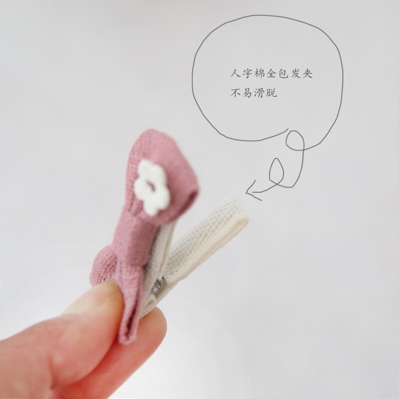 10 bucăți de agrafe de păr pentru copii lucrate manual, accesorii de păr minunate, accesorii de păr la modă pentru bebeluși, fundite din țesătură cu acoperire completă în ac de păr pentru fete