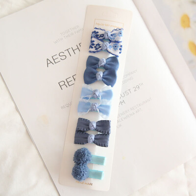 Dječje kopče za kosu, pokrivala za glavu, dodaci za kosu za bebe, tkanina za potpuno pokrivanje, mašne za djevojčice, 10 po kompletu