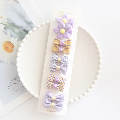 Dječje kopče za kosu, pokrivala za glavu, dodaci za kosu za bebe, tkanina za potpuno pokrivanje, mašne za djevojčice, 10 po kompletu