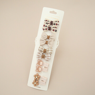 Dječje kopče za kosu, pokrivala za glavu, dodaci za kosu za bebe, tkanina za potpuno pokrivanje, mašne za djevojčice, 10 po kompletu