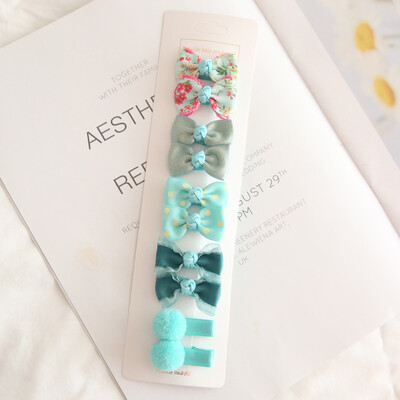 Dječje kopče za kosu, pokrivala za glavu, dodaci za kosu za bebe, tkanina za potpuno pokrivanje, mašne za djevojčice, 10 po kompletu