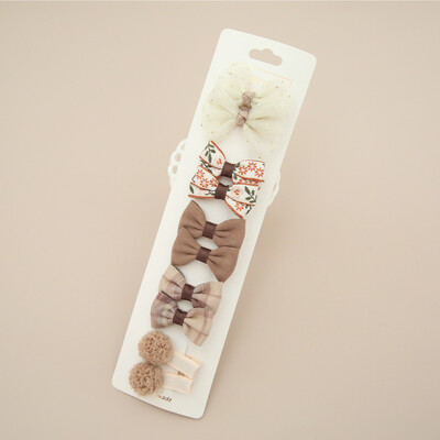 Dječje kopče za kosu, pokrivala za glavu, dodaci za kosu za bebe, tkanina za potpuno pokrivanje, mašne za djevojčice, 10 po kompletu