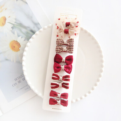 Dječje kopče za kosu, pokrivala za glavu, dodaci za kosu za bebe, tkanina za potpuno pokrivanje, mašne za djevojčice, 10 po kompletu