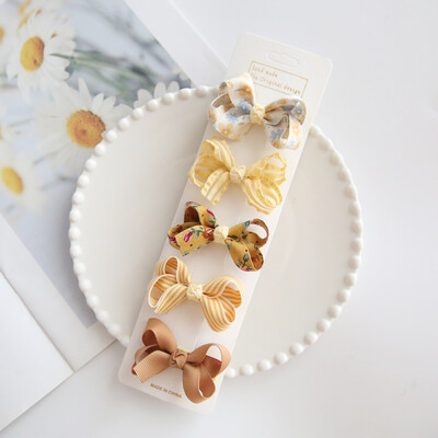 Agrafe pentru Copii Copii Copii Accesorii Păr Bebeluş Fundite Clip Pentru Fete Tot Pânză Agrafă