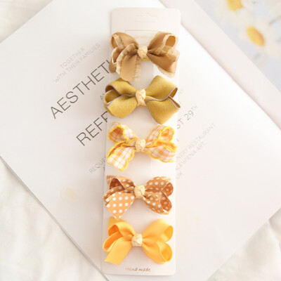 Agrafe pentru Copii Copii Copii Accesorii Păr Bebeluş Fundite Clip Pentru Fete Tot Pânză Agrafă