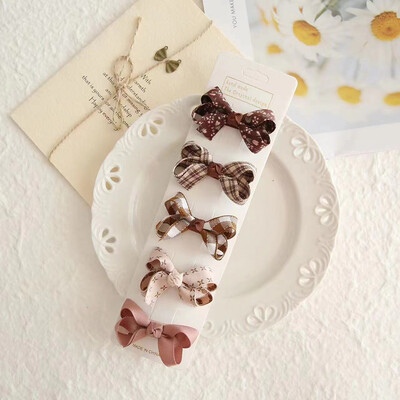 Agrafe pentru Copii Copii Copii Accesorii Păr Bebeluş Fundite Clip Pentru Fete Tot Pânză Agrafă