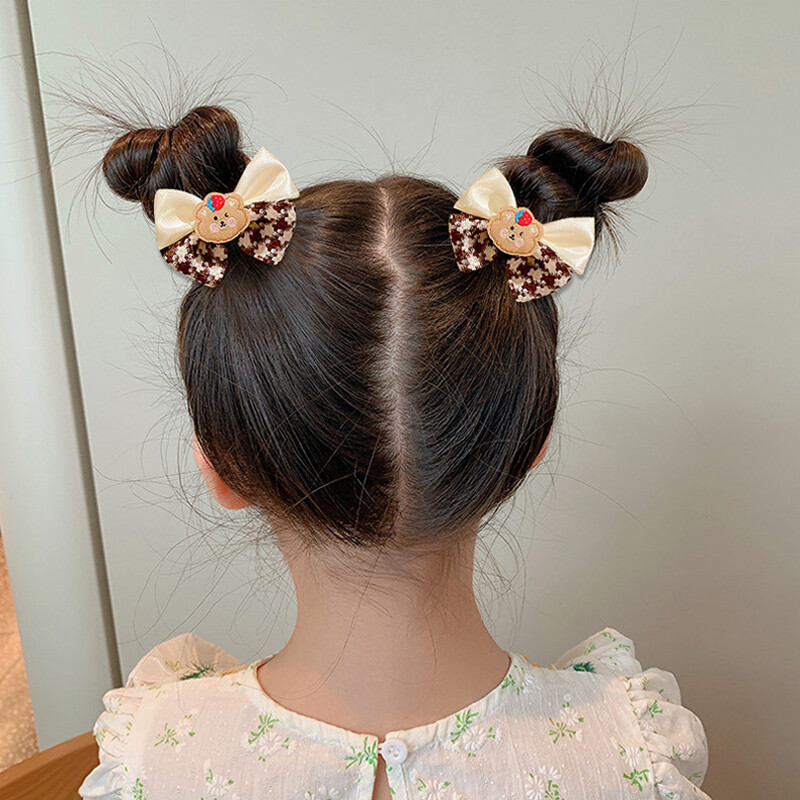 10 bucăți/set fete cu desene animate bandă de păr papion dulci benzi elastice de cauciuc prințesă flori scrunchies accesorii de păr pentru copii