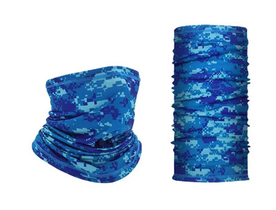 Camuflaj imprimat Ice Silk Anti Praf UV Buff Bandana Cap Esarfă Mască de față pentru Motocicletă Bicicletă Pescuit Sport