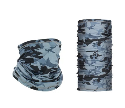 Camuflaj imprimat Ice Silk Anti Praf UV Buff Bandana Cap Esarfă Mască de față pentru Motocicletă Bicicletă Pescuit Sport