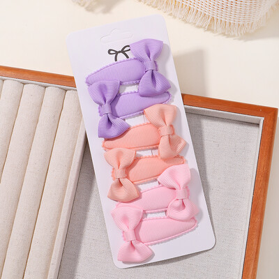 6 bucăți minunate funde ac de păr pentru copii pentru bebeluși, agrafe de păr de culoare uni, cleme de păr pentru fete, accesorii pentru păr pentru copii